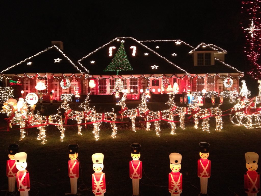 Christmas Lights on House